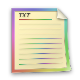 TXT File Icon 256x256 png